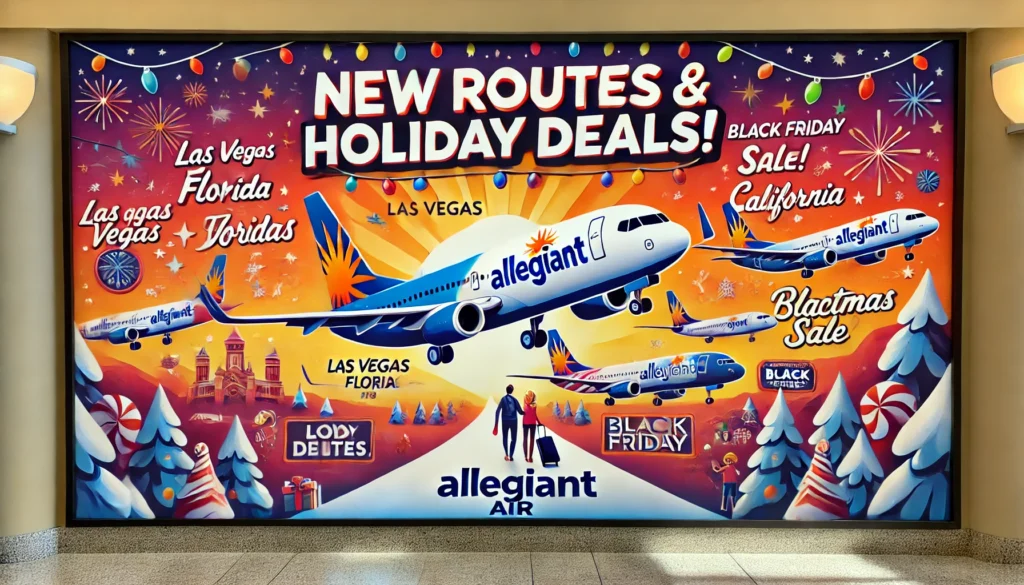 Allegiant Air Unveils Exciting New Routes and Irresistible Holiday Travel Deals 2024-2025